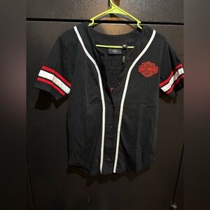 Harley seasonal baseball uniform